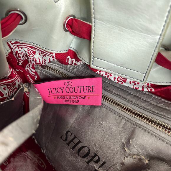 FAIR CONDITION Juicy Couture Your Royal Highness Red Green Bag Y2K and Wallet - Picture 9 of 16